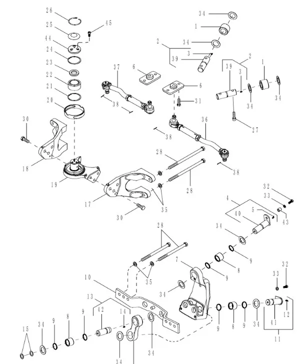 87686593 - Суппорт моста