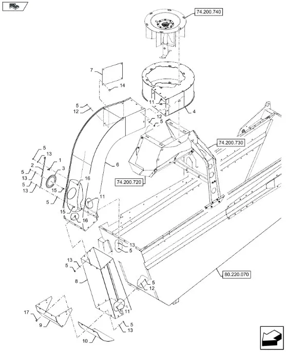 87686441 - Кожух квадратного сечения